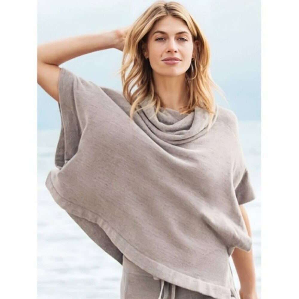 Barefoot Dreams CozyChic Ultra Lite Cowl Neck Poncho